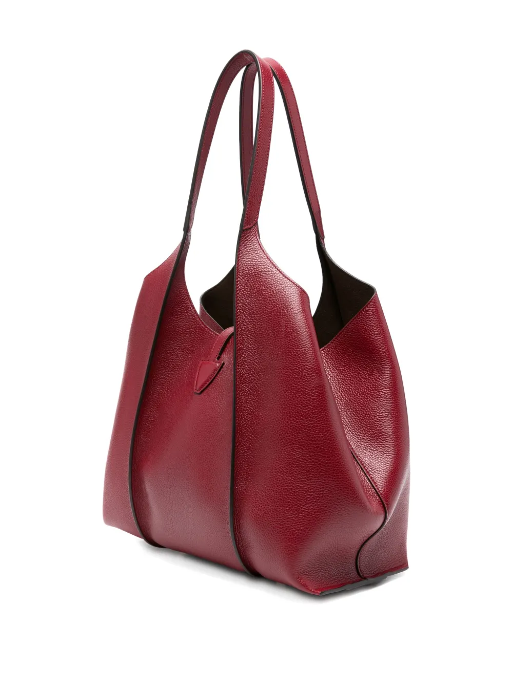 Tod's Timeless leren shopper met T-bandje Rood