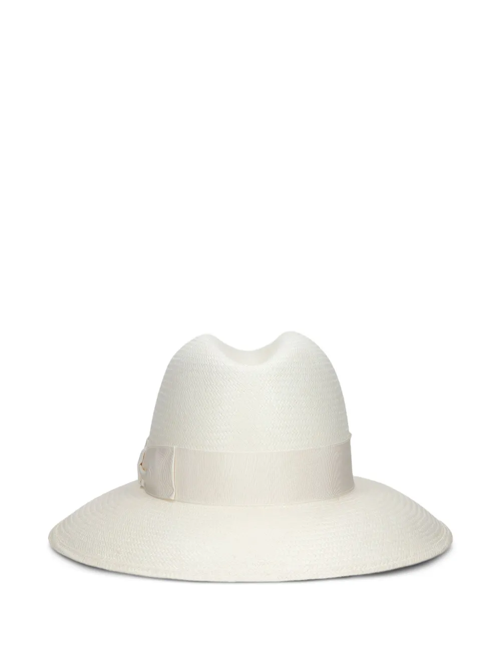 Borsalino Claudette Panama hoed met brede rand Beige