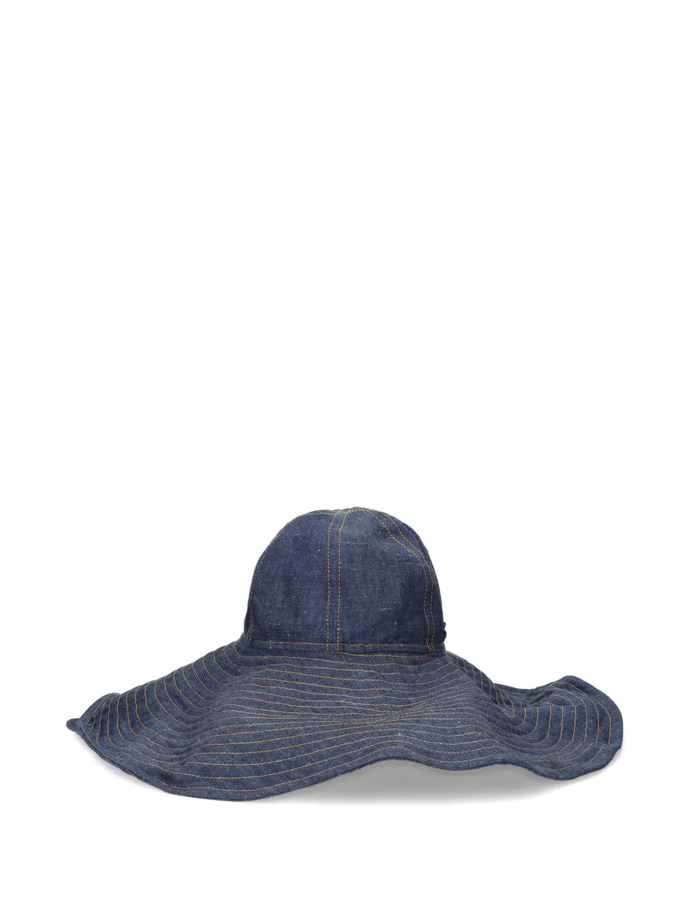 Borsalino Lollo denim hoed Blauw
