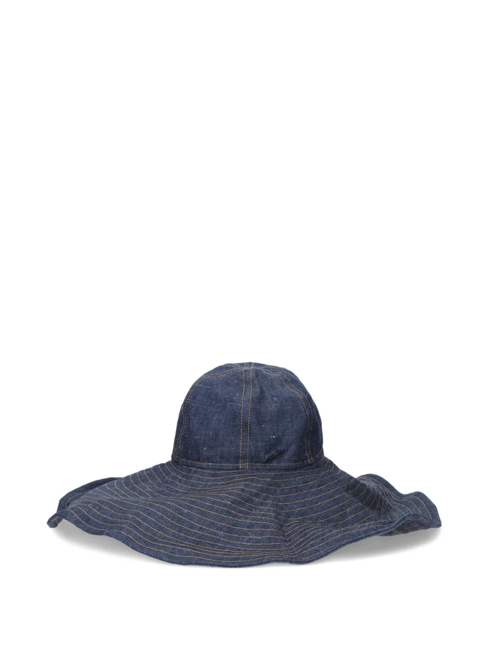 Borsalino Lollo denim hoed Blauw