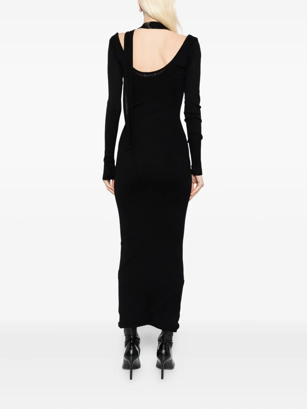Jean Paul Gaultier cotton dress Zwart