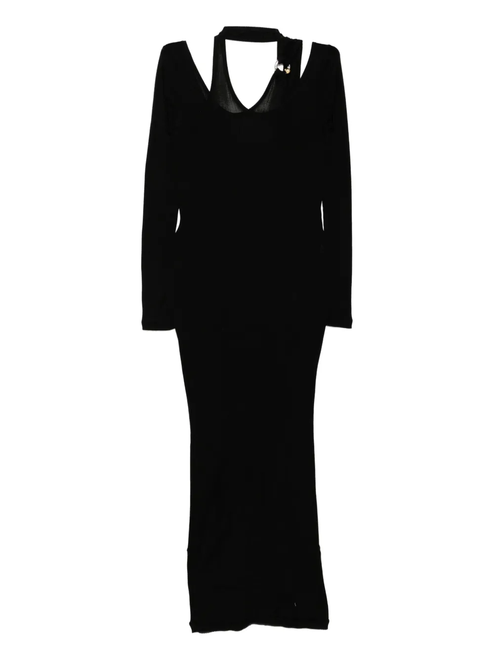 Jean Paul Gaultier cotton dress Zwart