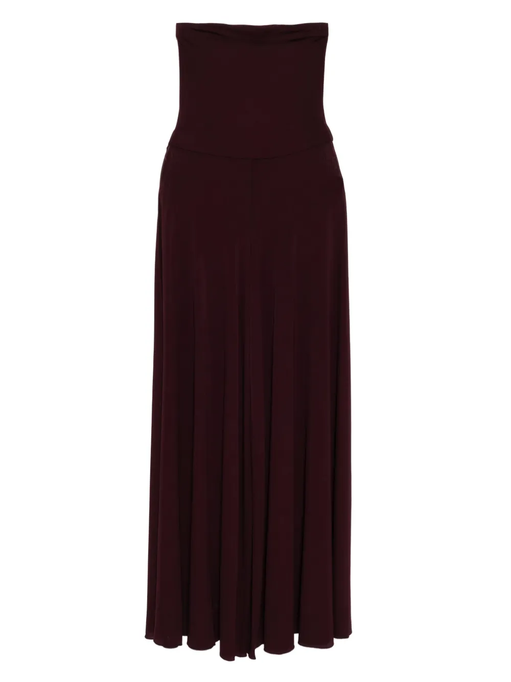 Alaïa jersey bustier jumpsuit | Red | Image 1