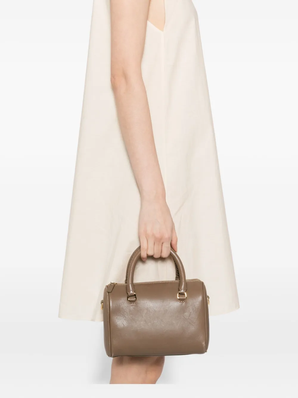 KHAITE Mouwloze jurk Beige
