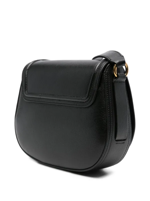 Chloé Horse Medal レザーショルダーバッグ | ブラック | FARFETCH JP