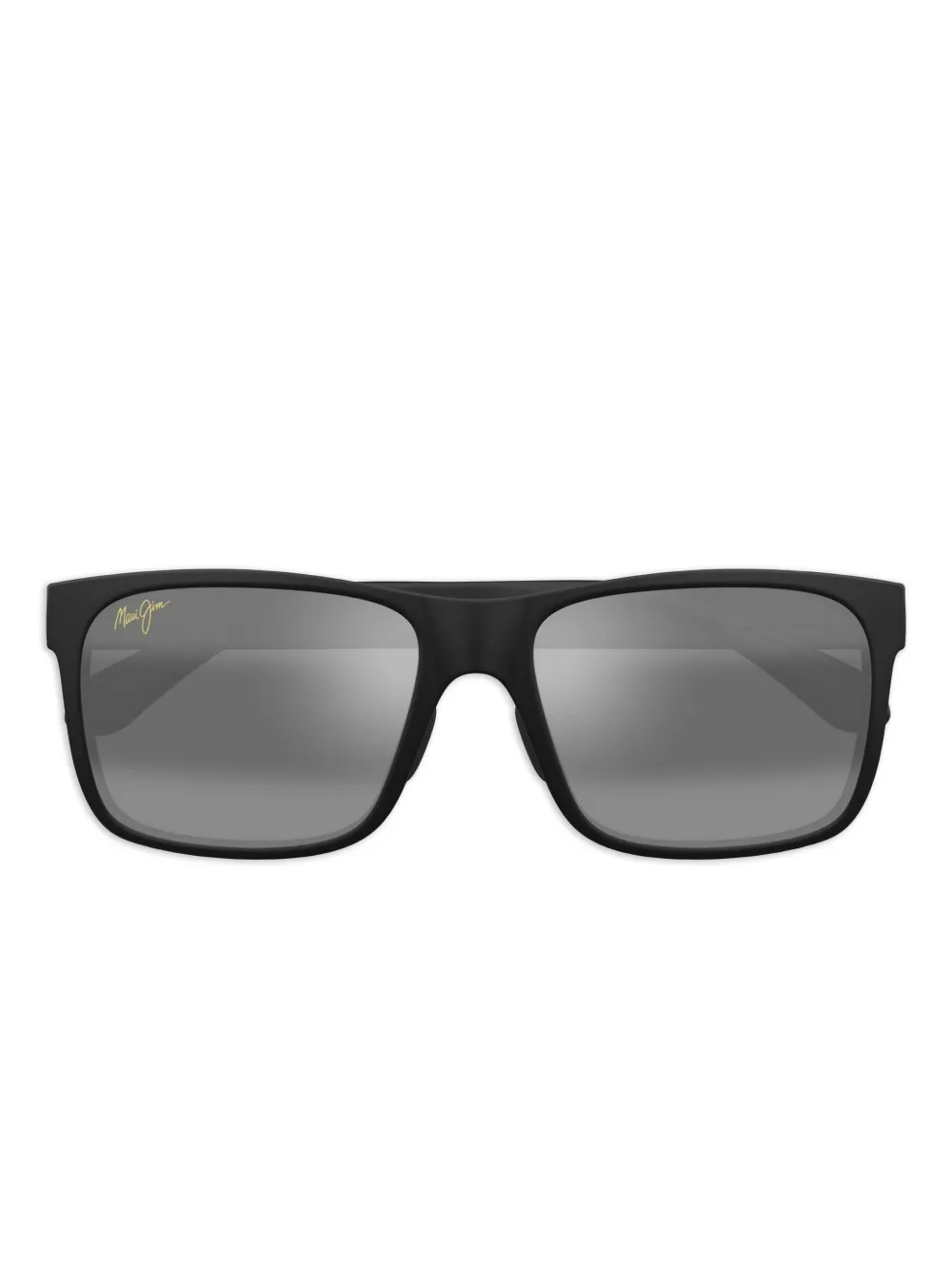 Maui Jim Sonnenbrille mit eckigem Gestell - Schwarz