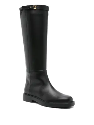 ミドルブーツ TODS Women Boots XXW32L0IN80 TSFB999 Black Women's boots and booties - Tod's Official Site
