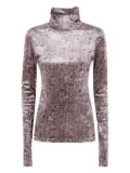 Pierre-Louis Mascia velvet patterned sweater - Brown