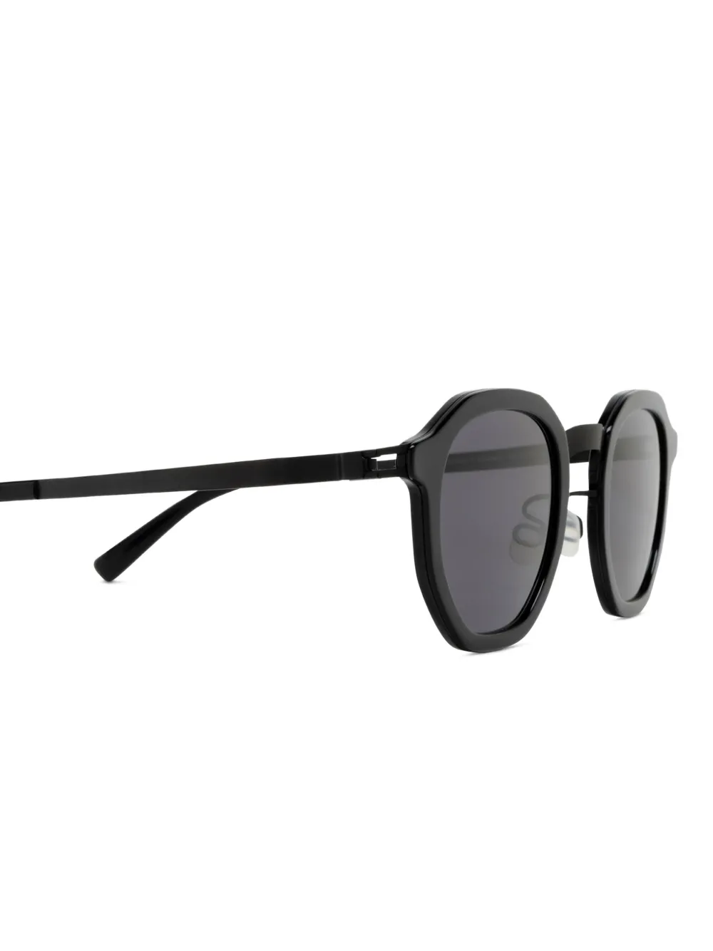Mykita geometric-frame sunglasses Zwart