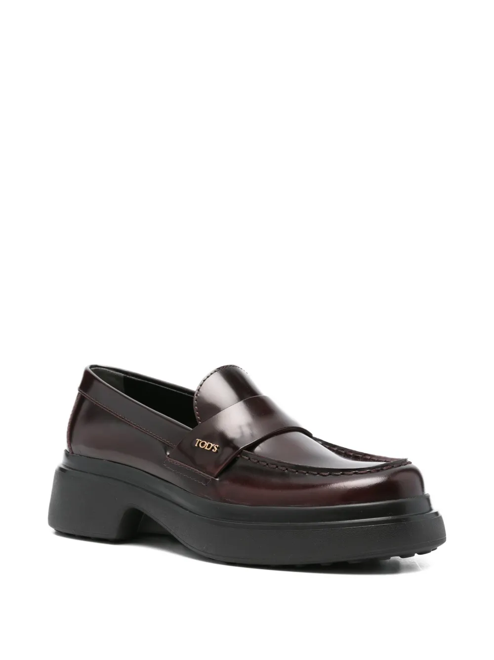 Tod's leather platform loafers | Image 2