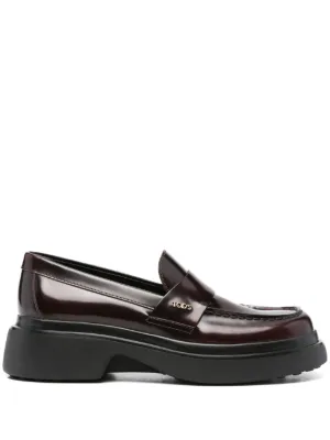 Tod's フリンジ ローファー | レッド | FARFETCH JP