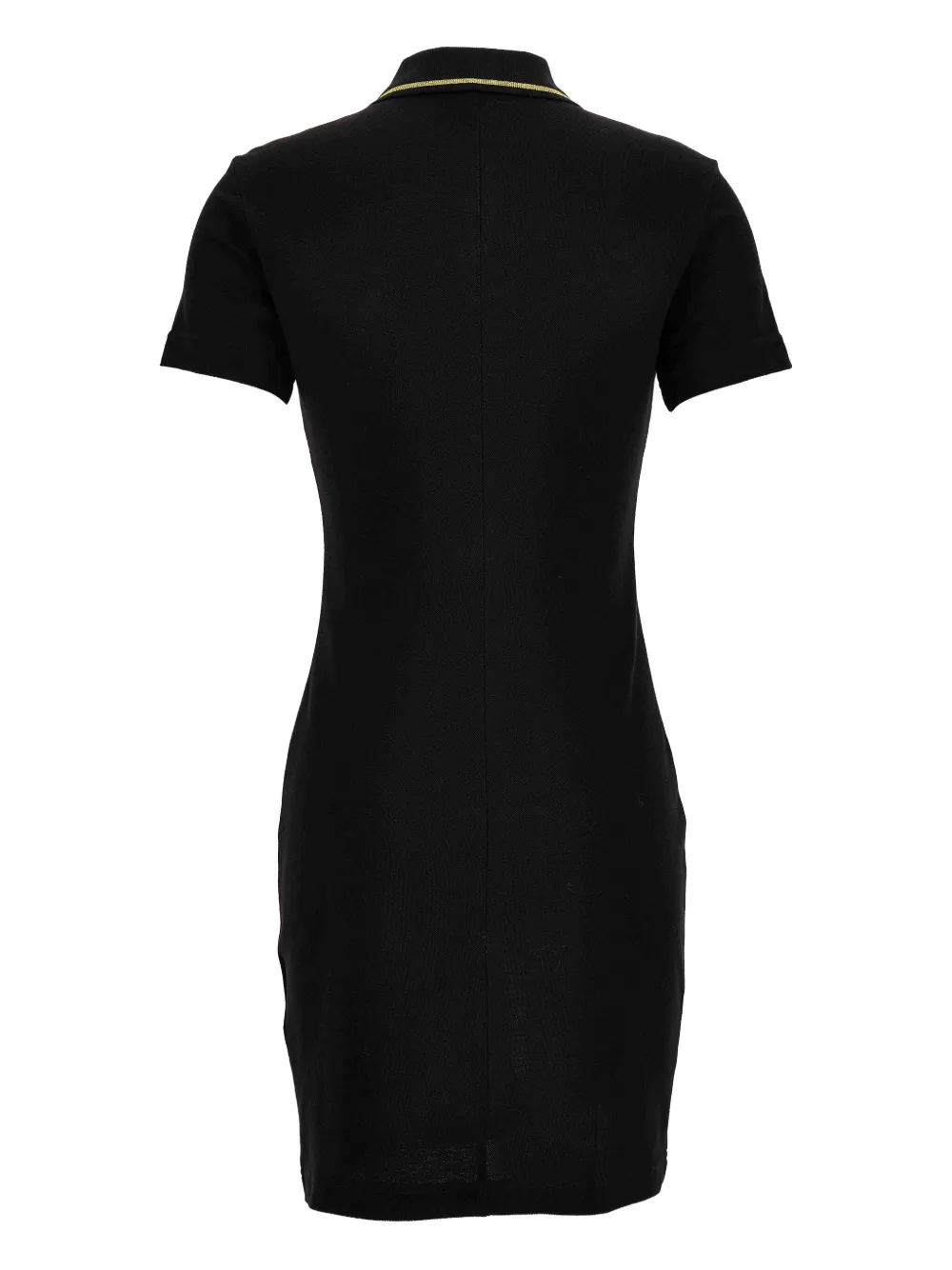 Versace Jeans Couture embroidered-logo polo mini dress - Zwart