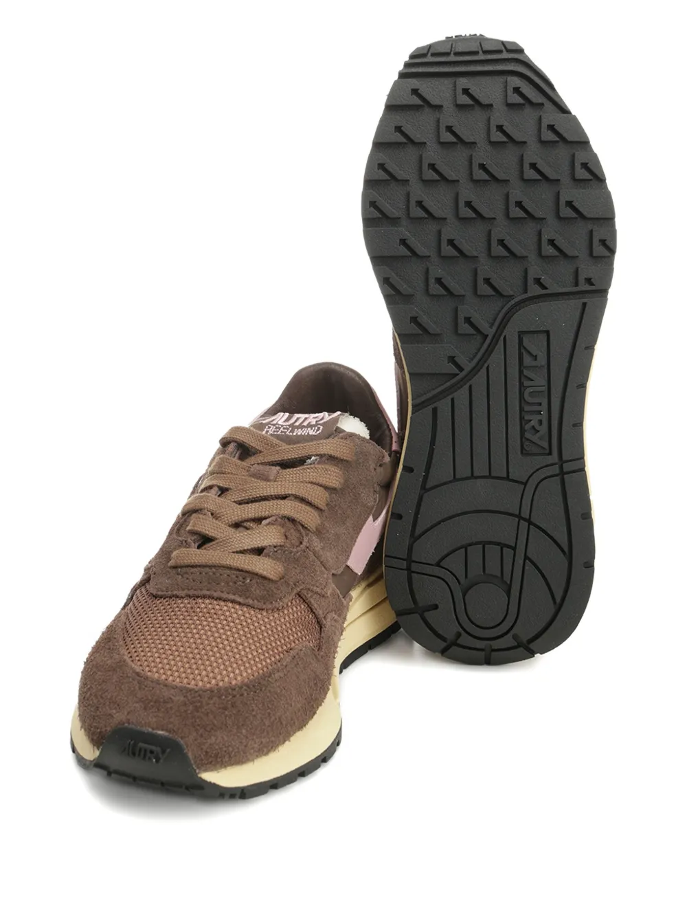 Autry Reelwind suede mesh sneakers Brown