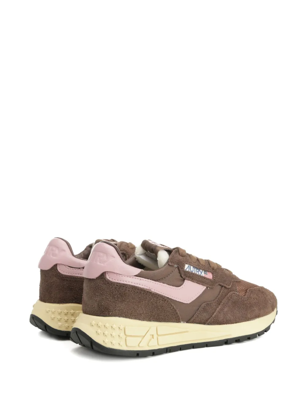 Autry Reelwind suede mesh sneakers Brown