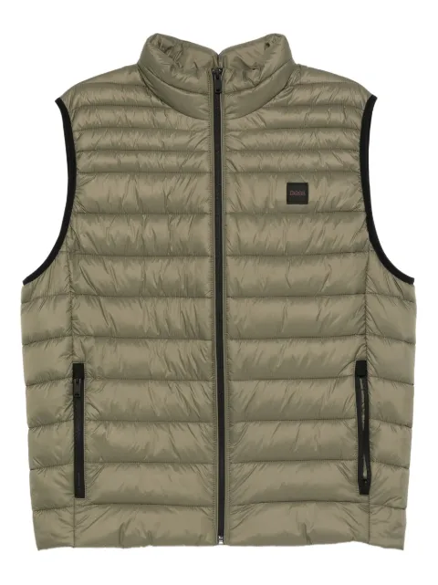 BOSS Odeno quilted zip-front gilet