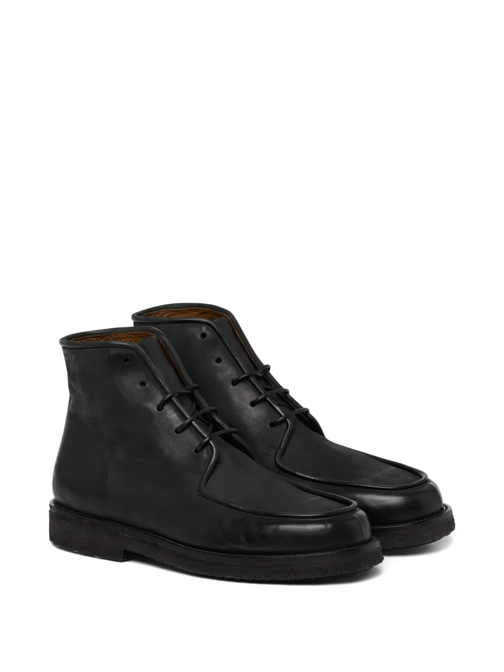 Marsèll Leren desert boots Zwart