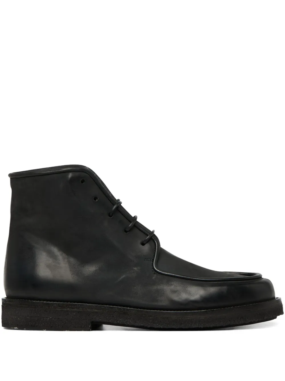 Marsèll Leren desert boots Zwart
