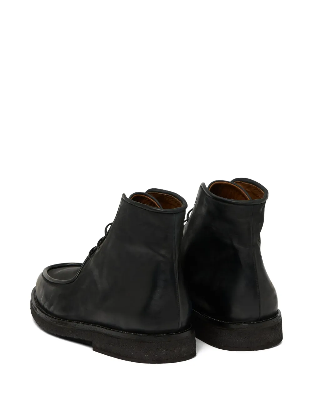 Marsèll Leren desert boots Zwart