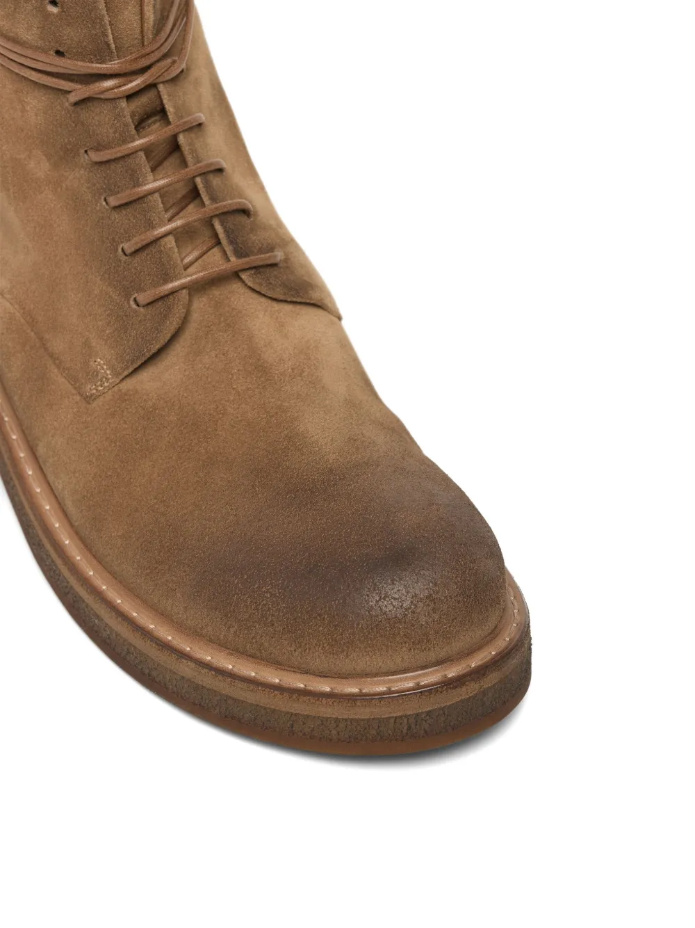 Marsèll Parrucca lace-up suede boots Brown