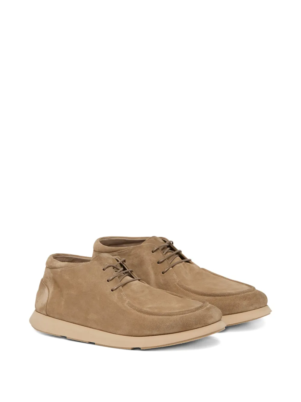 Marsèll Suede Lace-up Derby Shoes In Brown