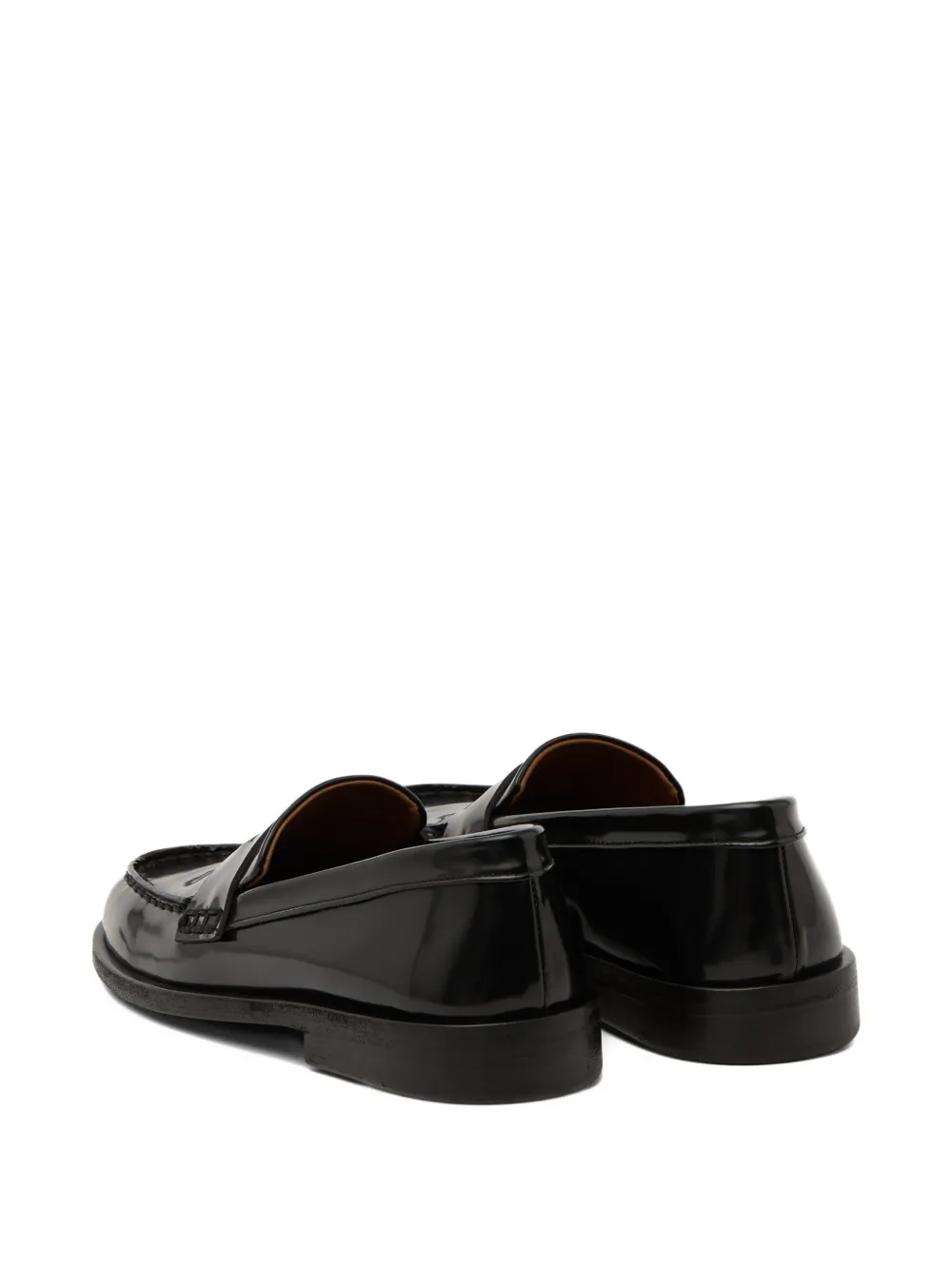 Marsèll Leren penny loafers Zwart
