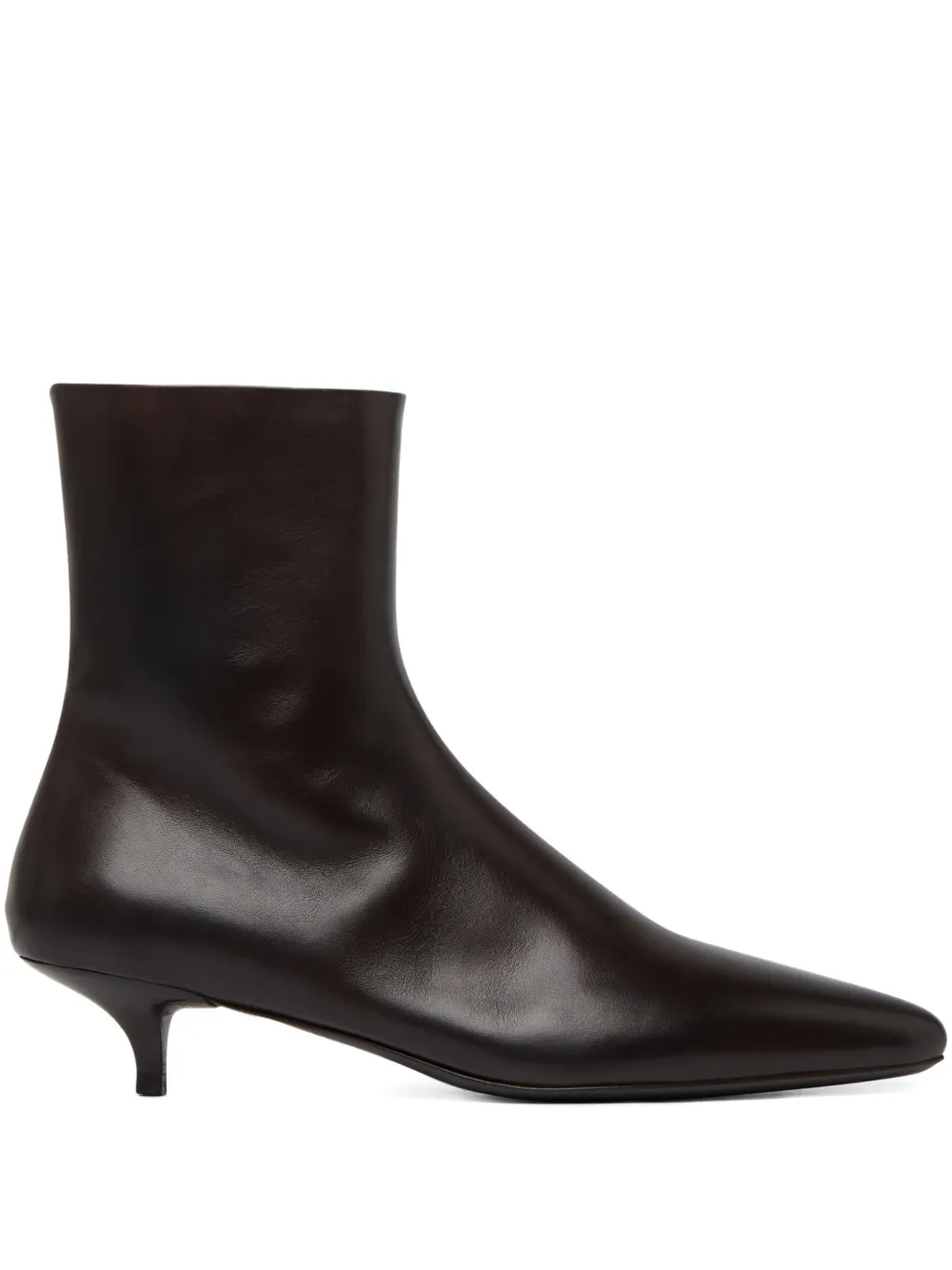 Marsèll Kitten-heel Pointed-toe Boots In Brown