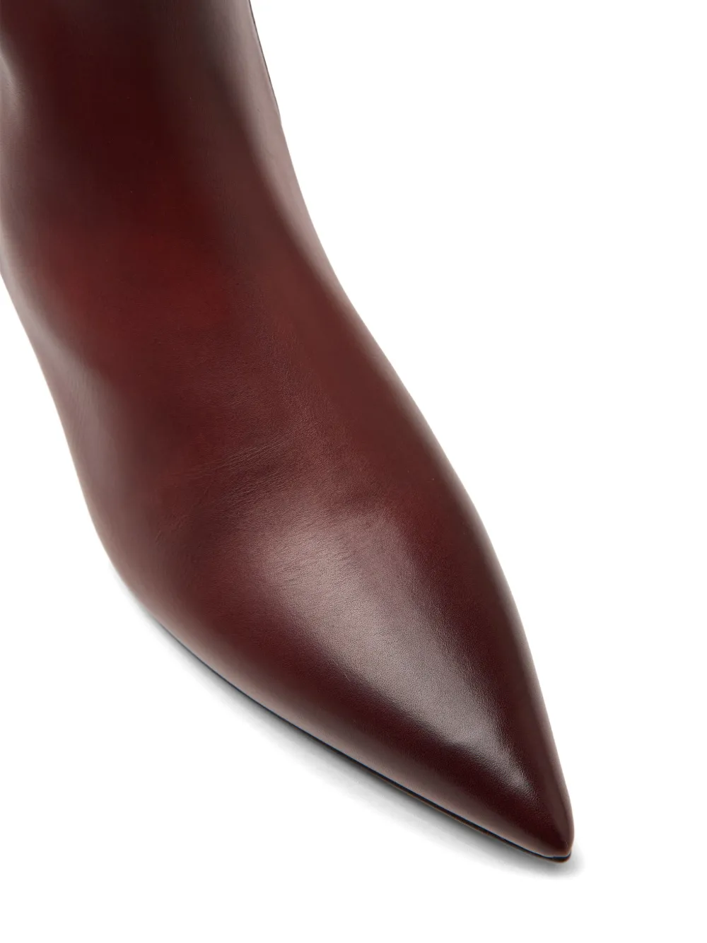 Marsèll Aculeo Basalt laarzen met kittenhak en puntige neus Bruin
