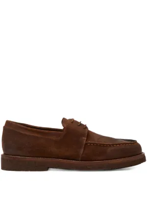 Brunello Cucinelli スエード デッキシューズ | ブラウン | FARFETCH JP