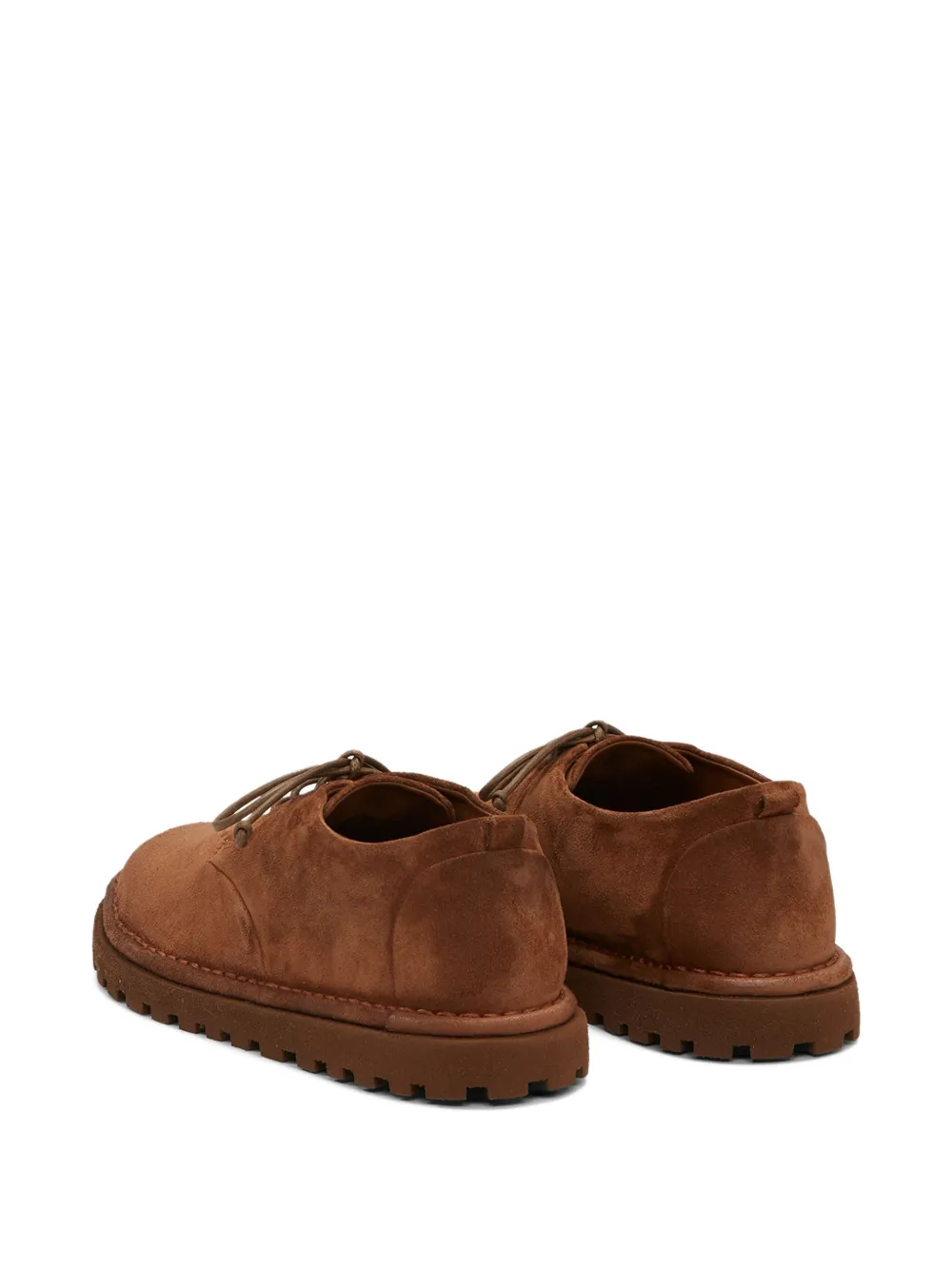 Marsèll Sancrispa Alta Pomice lace-up suede derby shoes Brown