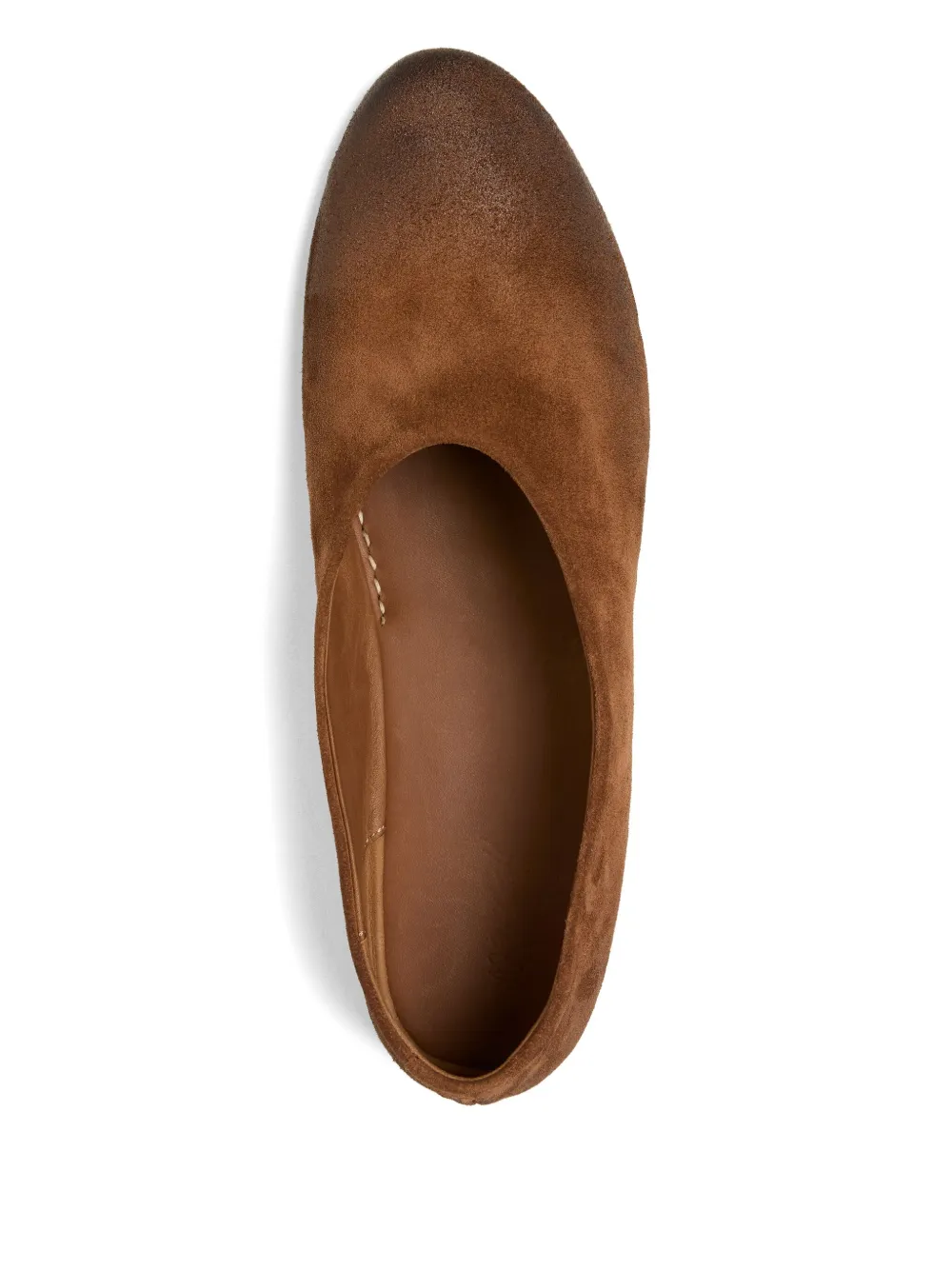 Marsèll Coltellaccio suede ballet flats Brown