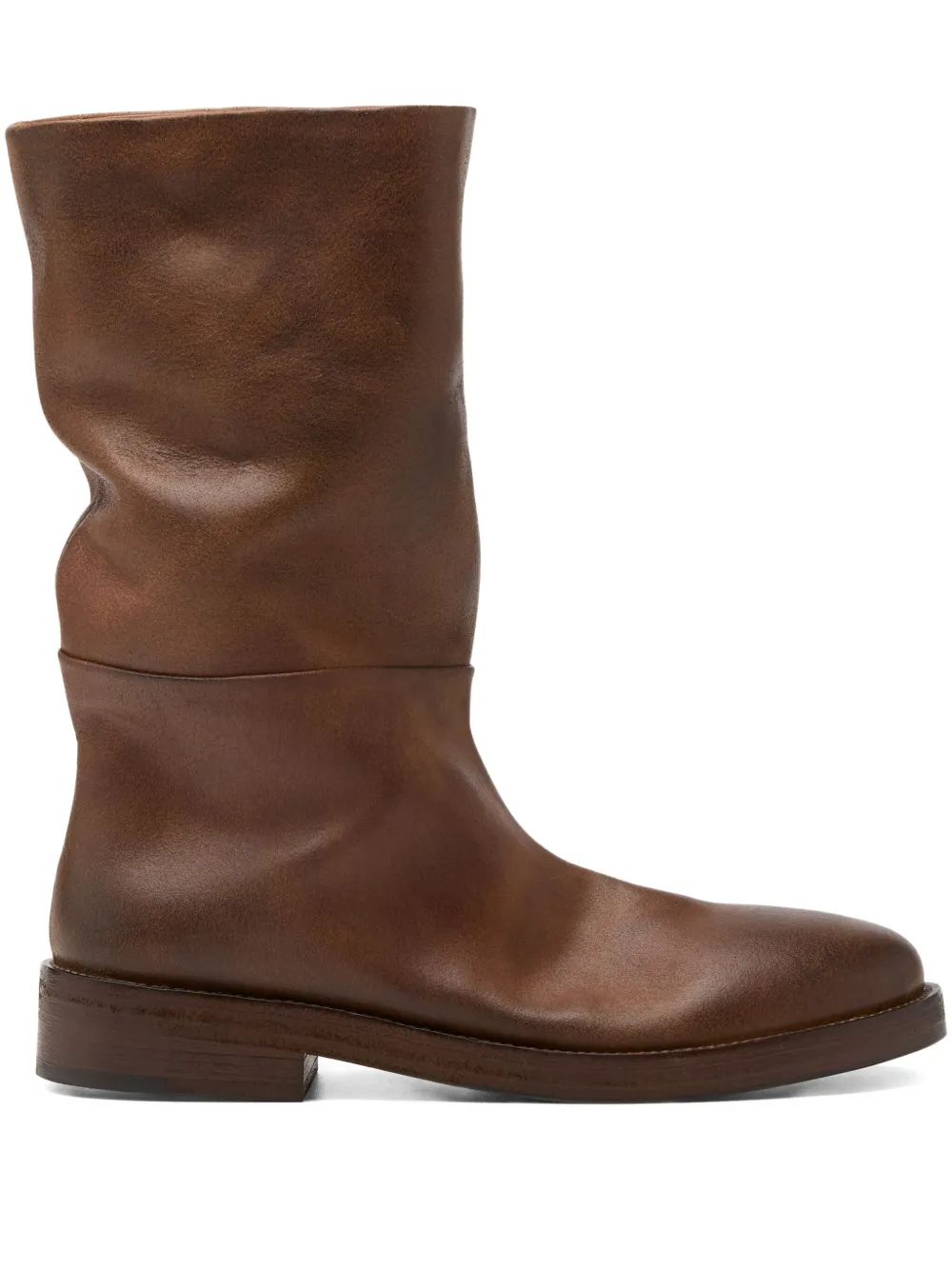 Marsèll suede mid-calf boots Brown
