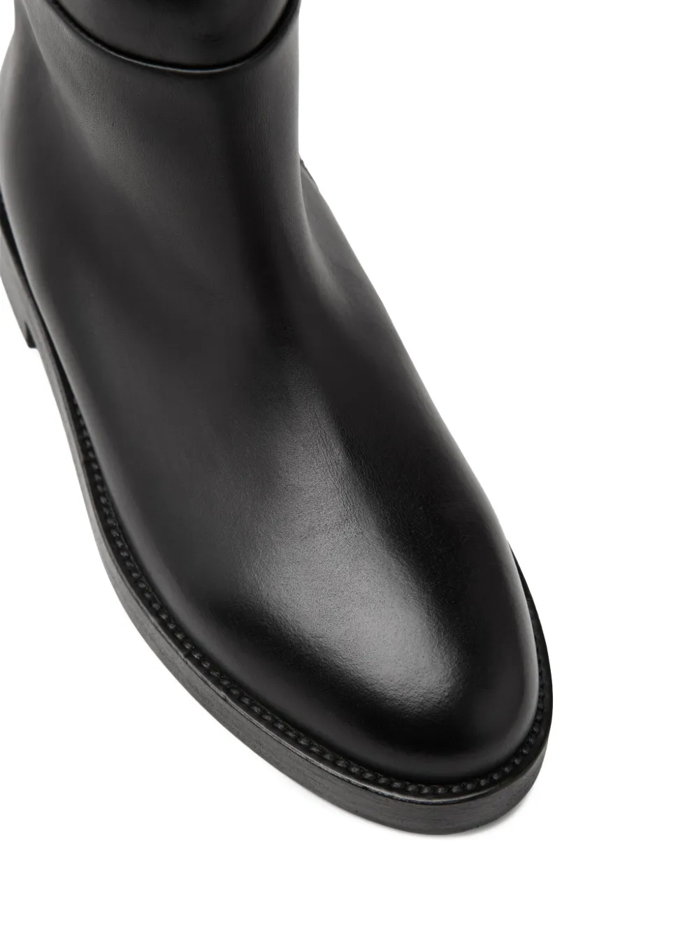 Marsèll Leren knielaarzen Zwart