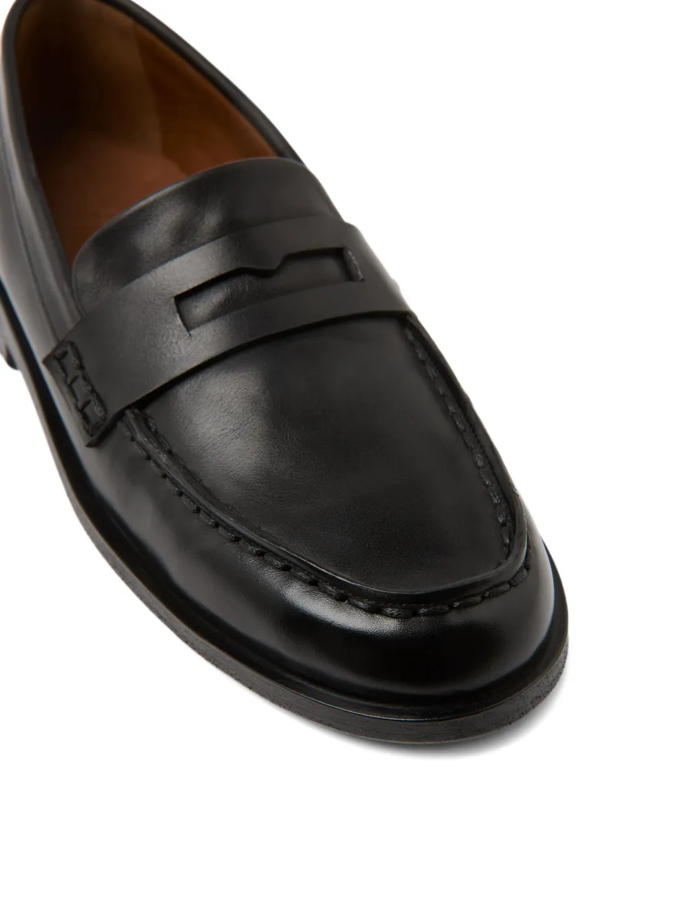 Marsèll penny leather loafers Black