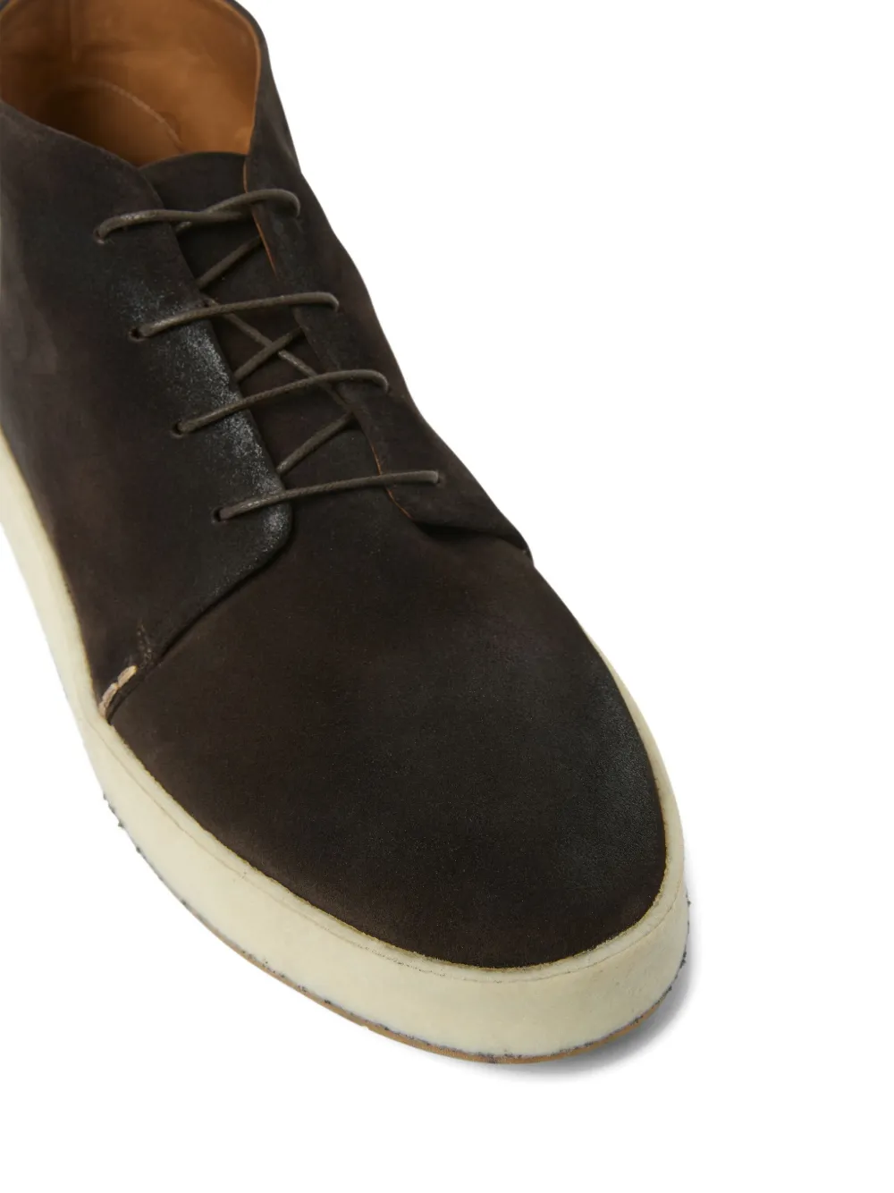 Marsèll lace-up suede boots Brown