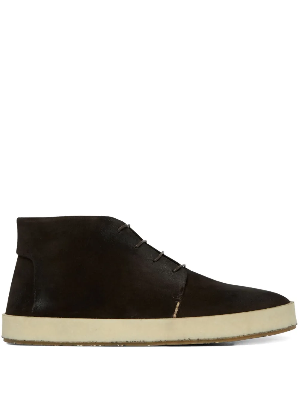 Marsèll lace-up suede boots Brown
