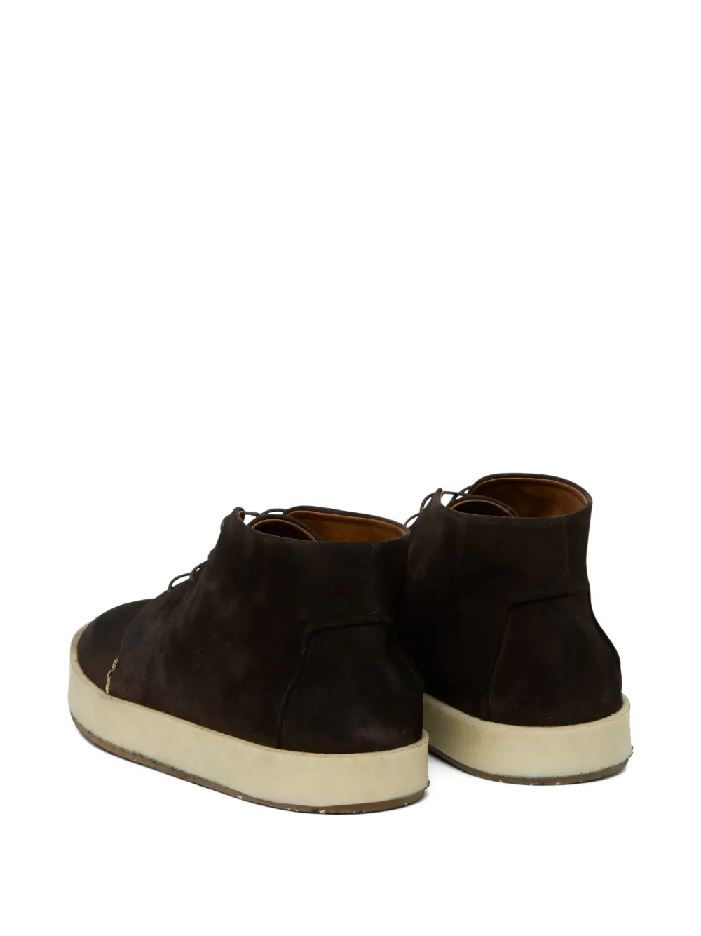 Marsèll lace-up suede boots Brown
