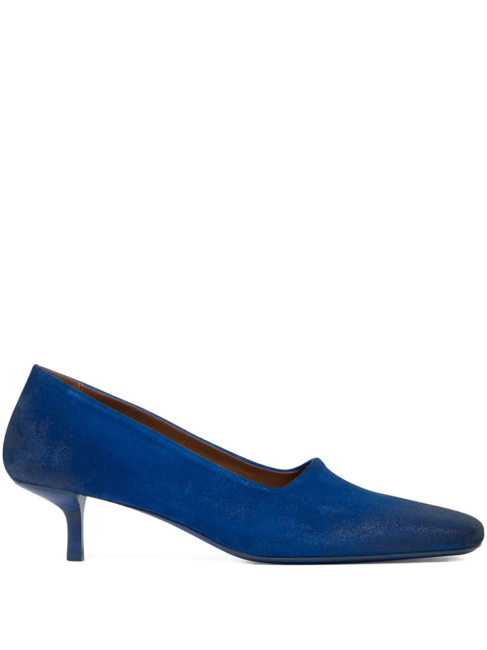 Marsèll square-toe kitten-heel pumps Blue
