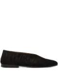 Marsèll crocodile-effect ballet flats - Black