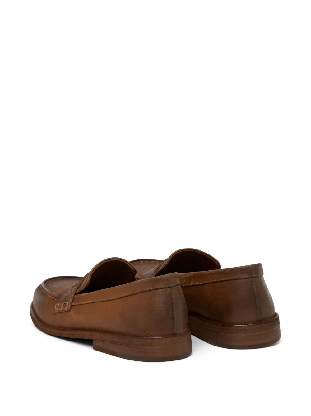 Marsèll leather penny loafers Brown