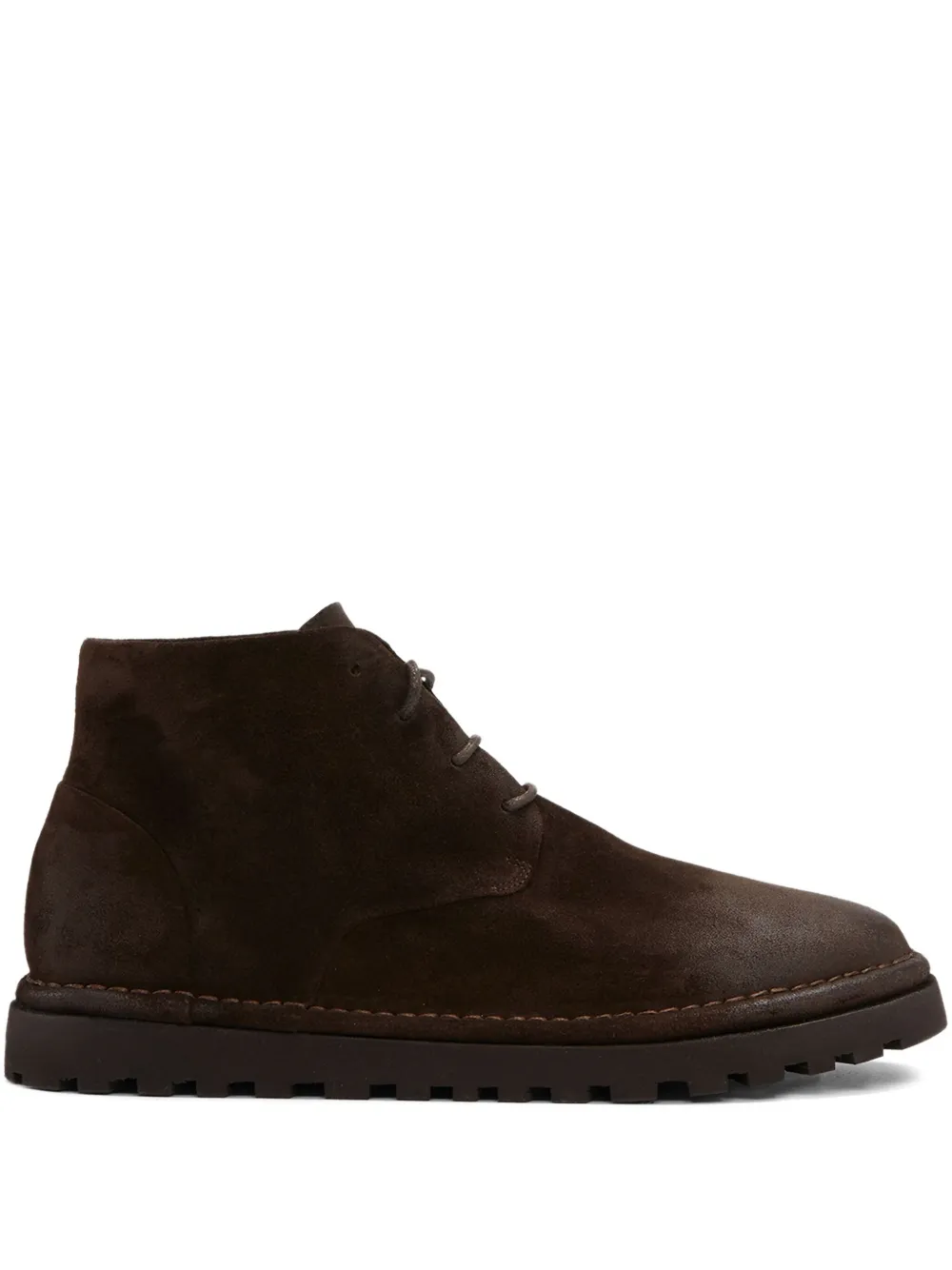 Marsèll lace-up suede boots Brown