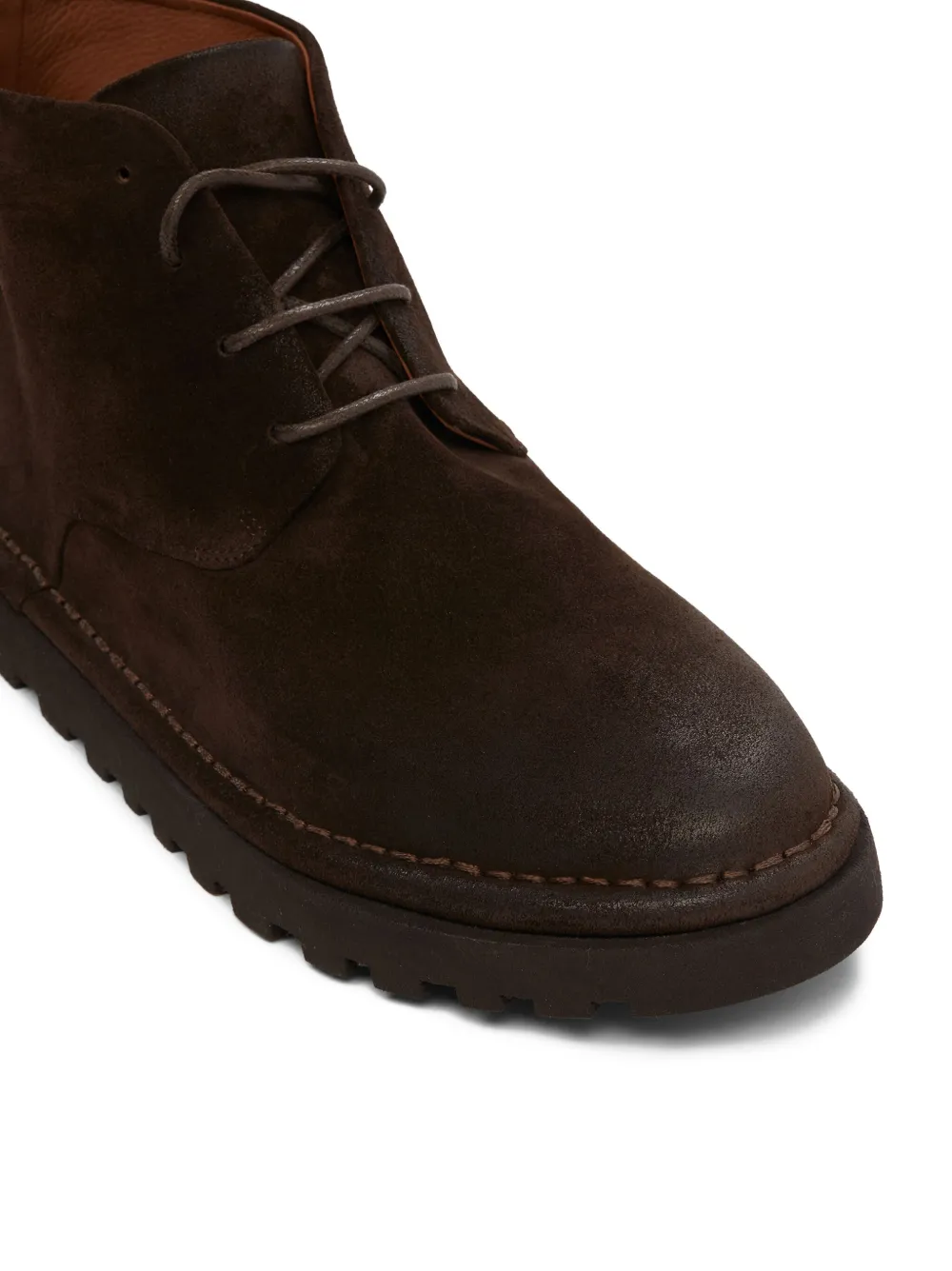 Marsèll lace-up suede boots Brown