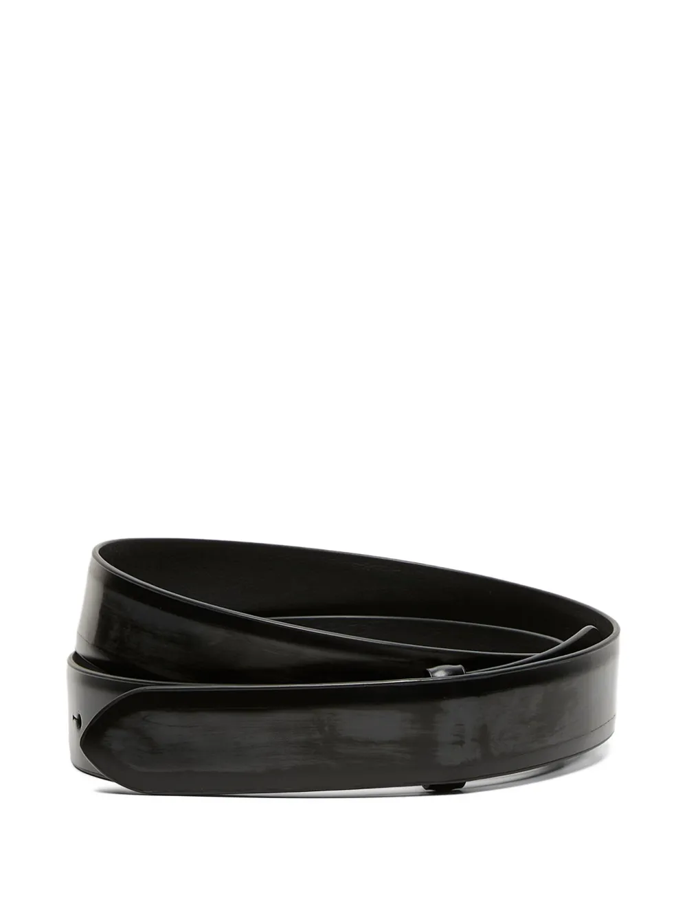 Marsèll Pointed-tip Leather Belt Bag In Black