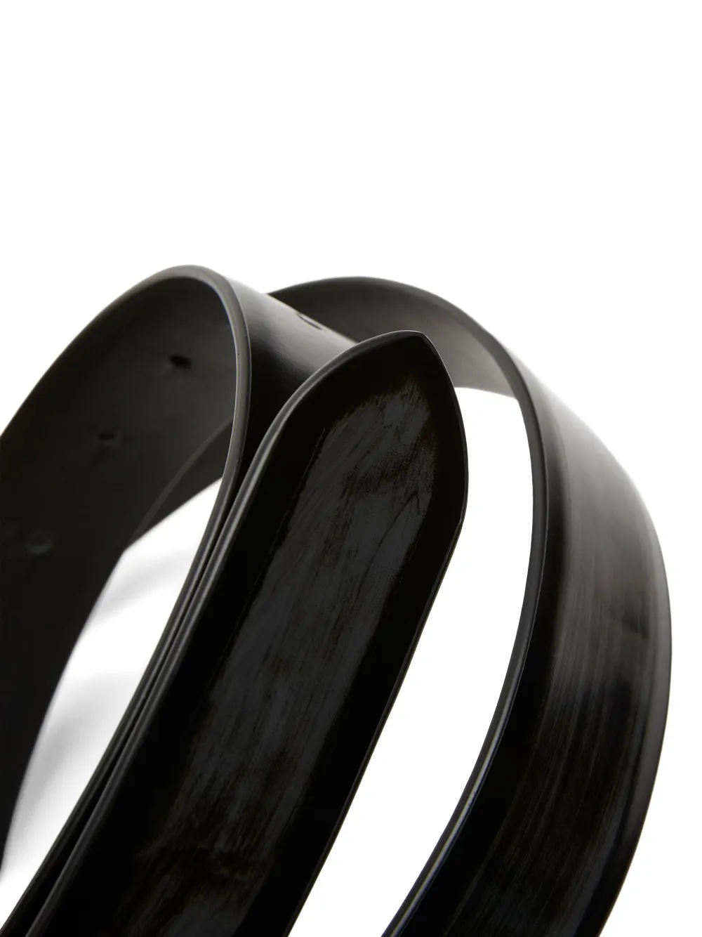 Marsèll Pointed-tip Leather Belt Bag In Black