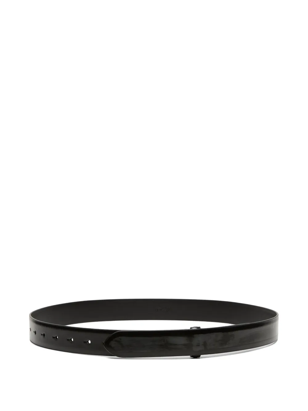 Marsèll Pointed-tip Leather Belt Bag In Black