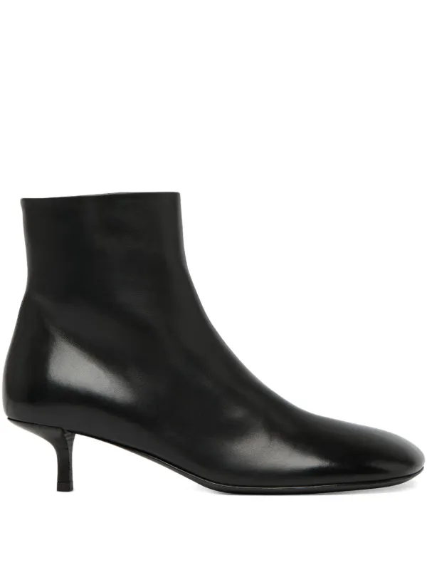 ロングブーツ MARSELL Black Leather Ankle Boots 30931337_59822282_600.jpg