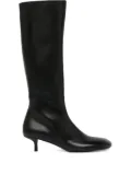 Marsèll Spilla kitten-heel leather boots - Black