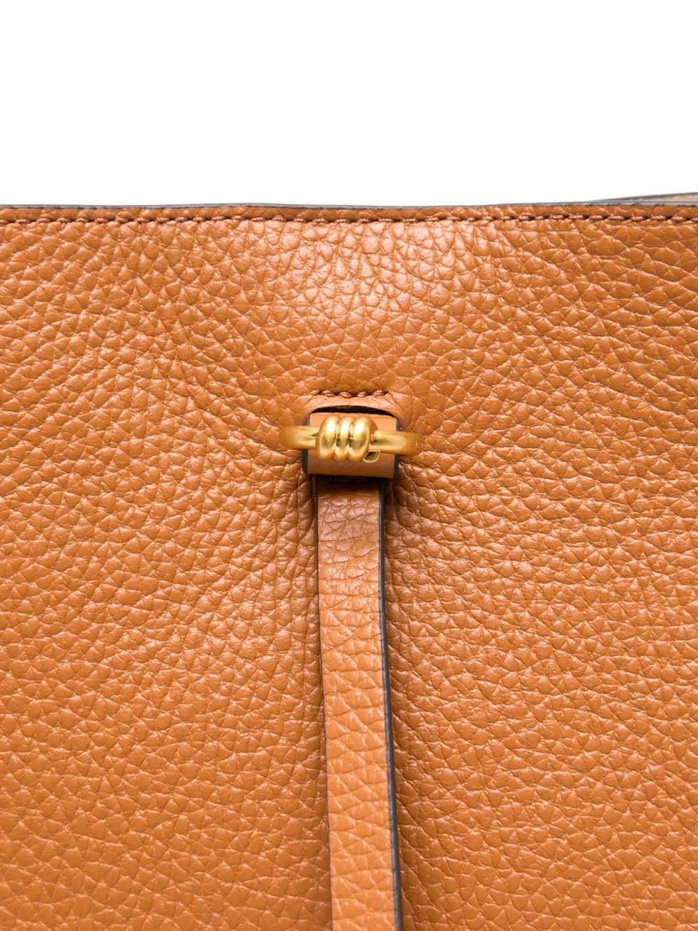 GIANNI CHIARINI Egle shopper van bewerkt leer Bruin