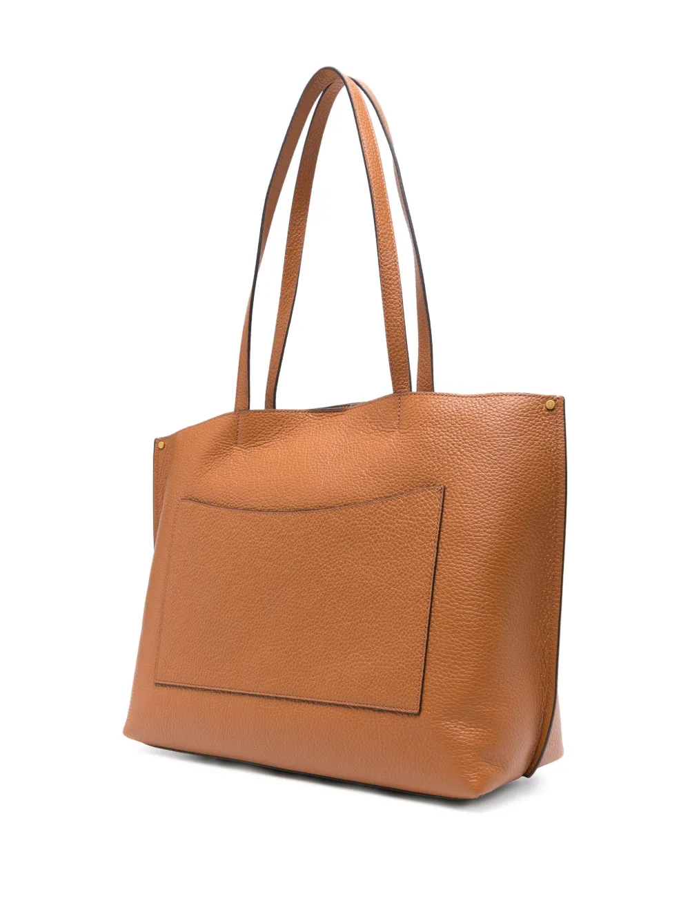 GIANNI CHIARINI Egle shopper van bewerkt leer Bruin