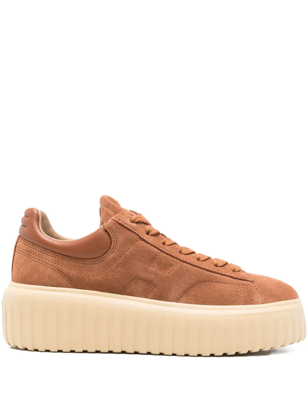 Hogan H-stripes Suede Platform Sneakers