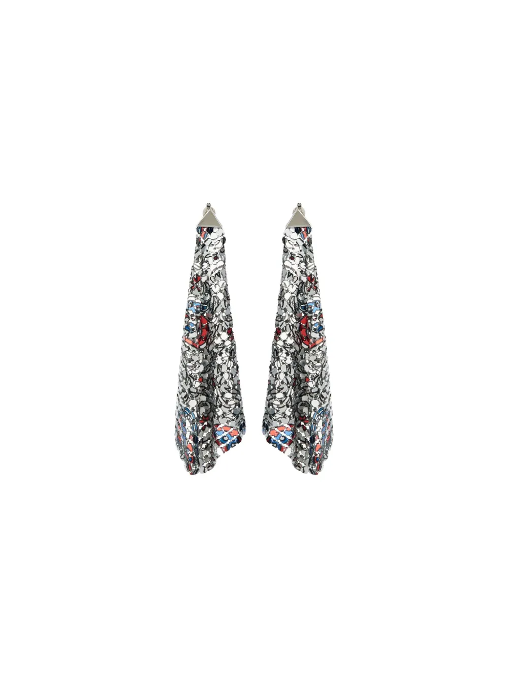 Rabanne patterned drop earrings | Image 2
